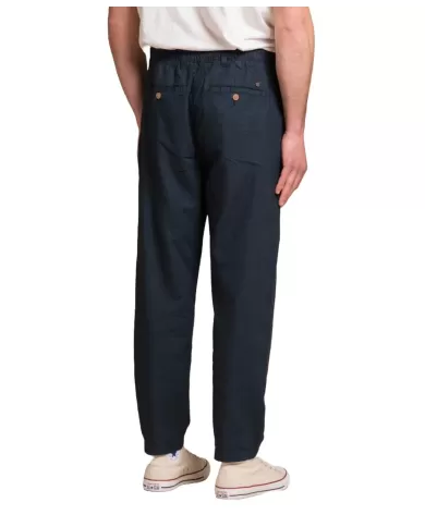 Pantalone Uomo blu in lino MILES MLN|IMPURE Pantalone Uomo blu in lino MILES MLN|IMPURE