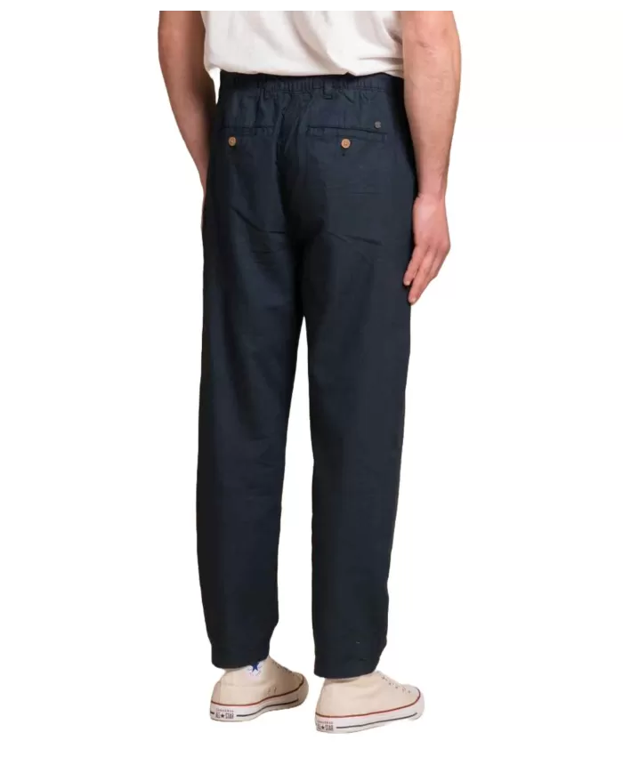 Pantalone Uomo blu in lino MILES MLN|IMPURE Pantalone Uomo blu in lino MILES MLN|IMPURE