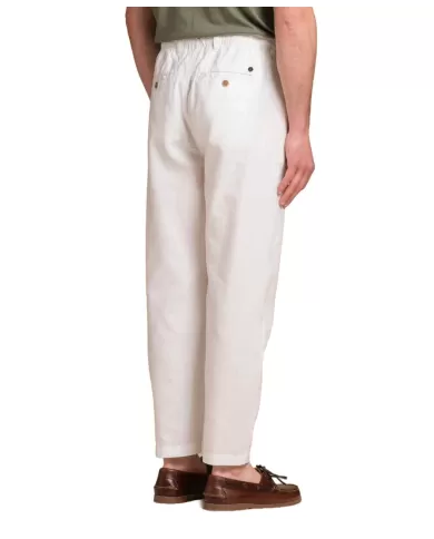 Pantalone Uomo bianco in lino MILES MLN|IMPURE Pantalone Uomo bianco in lino MILES MLN|IMPURE
