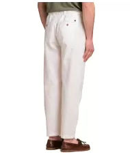 Pantalone Uomo bianco in lino MILES MLN|IMPURE