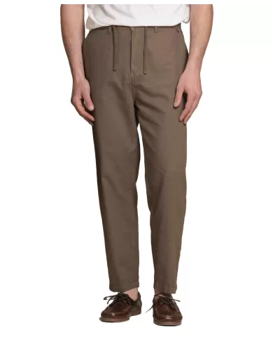 Pantalone Uomo marroni in lino MILES MLN|IMPURE Pantalone Uomo marroni in lino MILES MLN|IMPURE