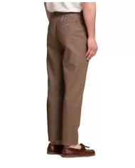 Pantalone Uomo marroni in lino MILES MLN|IMPURE