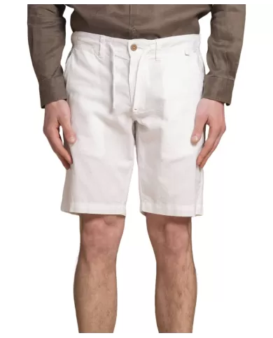 Short Uomo bianco in lino NILS|IMPURE Short Uomo bianco in lino NILS|IMPURE