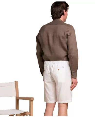 Short Uomo bianco in lino NILS|IMPURE Short Uomo bianco in lino NILS|IMPURE