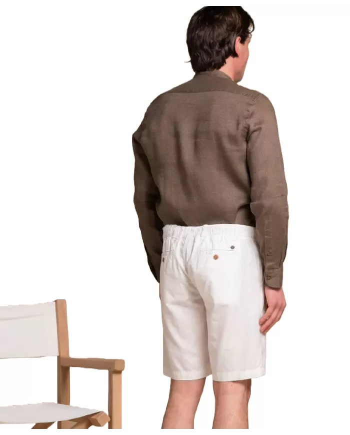 Short Uomo bianco in lino NILS|IMPURE Short Uomo bianco in lino NILS|IMPURE
