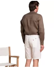 Short Uomo bianco in lino NILS|IMPURE Short Uomo bianco in lino NILS|IMPURE