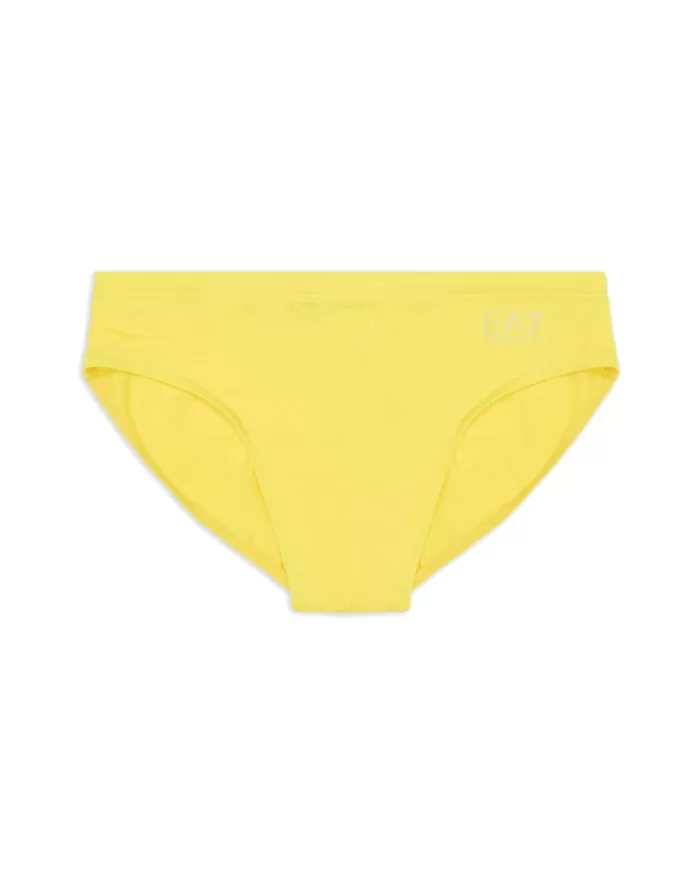 Slip Mare Uomo giallo con logo stampato argento 7M000501 AF14514|EA7 Slip Mare Uomo giallo con logo stampato argento 7M000501 AF14514|EA7