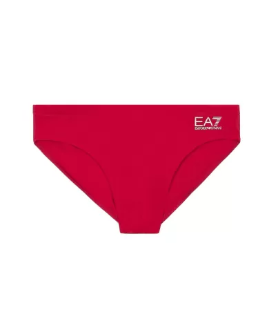 Slip Mare Uomo rosso con logo stampato argento 7M000501 AF14514|EA7 Slip Mare Uomo rosso con logo stampato argento 7M000501 AF14514|EA7