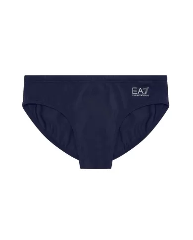Slip Mare Uomo blu con logo stampato argento 7M000501 AF14514| Slip Mare Uomo blu con logo stampato argento 7M000501 AF14514|