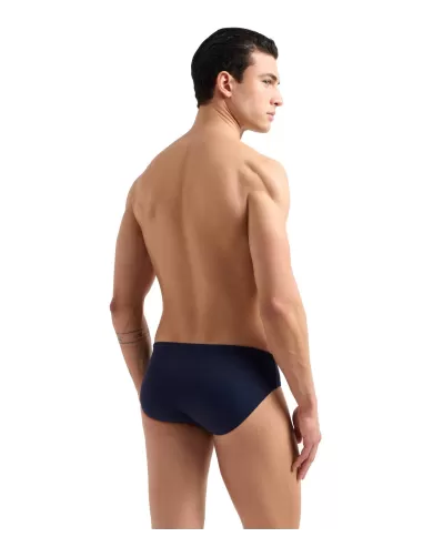 Slip Mare Uomo blu con logo stampato argento 7M000501 AF14514| Slip Mare Uomo blu con logo stampato argento 7M000501 AF14514|
