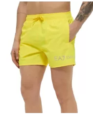 Boxer Mare Uomo giallo con logo stampato argento 7M000519 AF13049|EA7