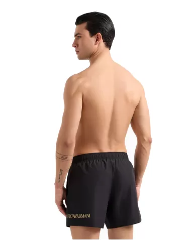 Boxer Mare Uomo nero con logo oro 7M000519 AF13049|EA7 Boxer Mare Uomo nero con logo oro 7M000519 AF13049|EA7