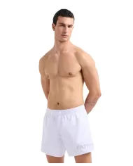 Boxer Mare Uomo bianco con logo stampato argento7M000519 AF13049|EA7