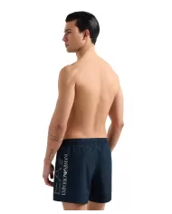 Boxer Mare Uomo blu con maxi logo stampato argento 7M000550 AF14497|EA7 Boxer Mare Uomo blu con maxi logo stampato argento 7M000550 AF14497|EA7
