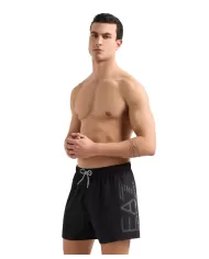 Boxer Mare Uomo nero con maxi logo argento 7M000550 AF14497|EA7