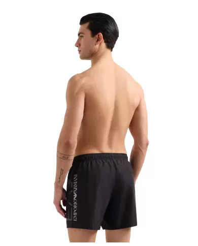 Boxer Mare Uomo nero con maxi logo argento 7M000550 AF14497|EA7 Boxer Mare Uomo nero con maxi logo argento 7M000550 AF14497|EA7