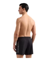 Boxer Mare Uomo nero con maxi logo argento 7M000550 AF14497|EA7