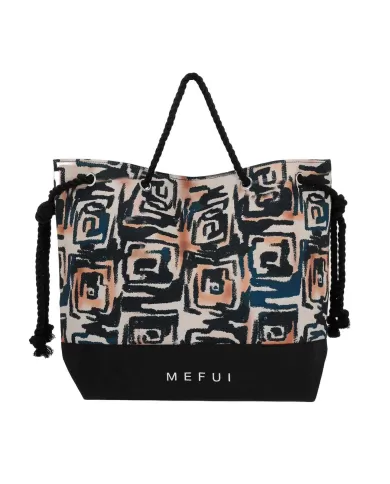 Borsa mare Donna nera a fantasia MA25-A030X14|ME FUI Borsa mare Donna nera a fantasia MA25-A030X14|ME FUI