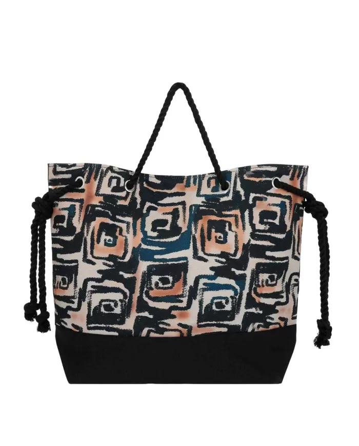Borsa mare Donna nera a fantasia MA25-A030X14|ME FUI Borsa mare Donna nera a fantasia MA25-A030X14|ME FUI