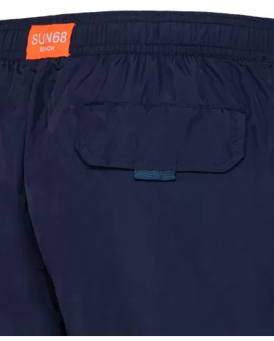 Boxer mare Uomo blu in nylon H32101 PACKABLE|SUN68 BEACH Boxer mare Uomo blu in nylon H32101 PACKABLE|SUN68 BEACH