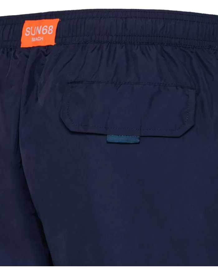 Boxer mare Uomo blu in nylon H32101 PACKABLE|SUN68 BEACH Boxer mare Uomo blu in nylon H32101 PACKABLE|SUN68 BEACH