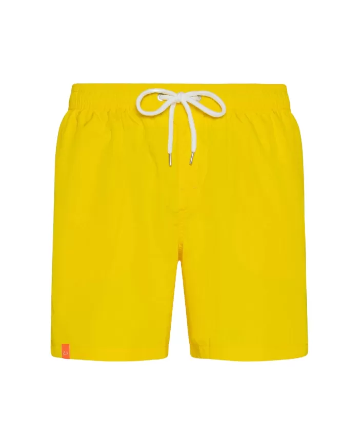 Boxer mare Uomo giallo in nylon H32101 PACKABLE|SUN68 BEACH Boxer mare Uomo giallo in nylon H32101 PACKABLE|SUN68 BEACH
