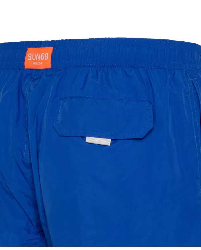 Boxer mare Uomo royal in nylon H32101 PACKABLE|SUN68 BEACH Boxer mare Uomo royal in nylon H32101 PACKABLE|SUN68 BEACH