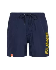 Boxer mare Uomo blu maxi logo laterale H32103 MACRO|SUN68 BEACH Boxer mare Uomo blu maxi logo laterale H32103 MACRO|SUN68 BEACH
