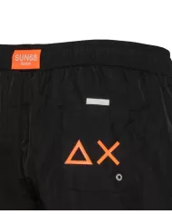 Boxer mare Uomo nero maxi logo laterale H32103 MACRO|SUN68 BEACH