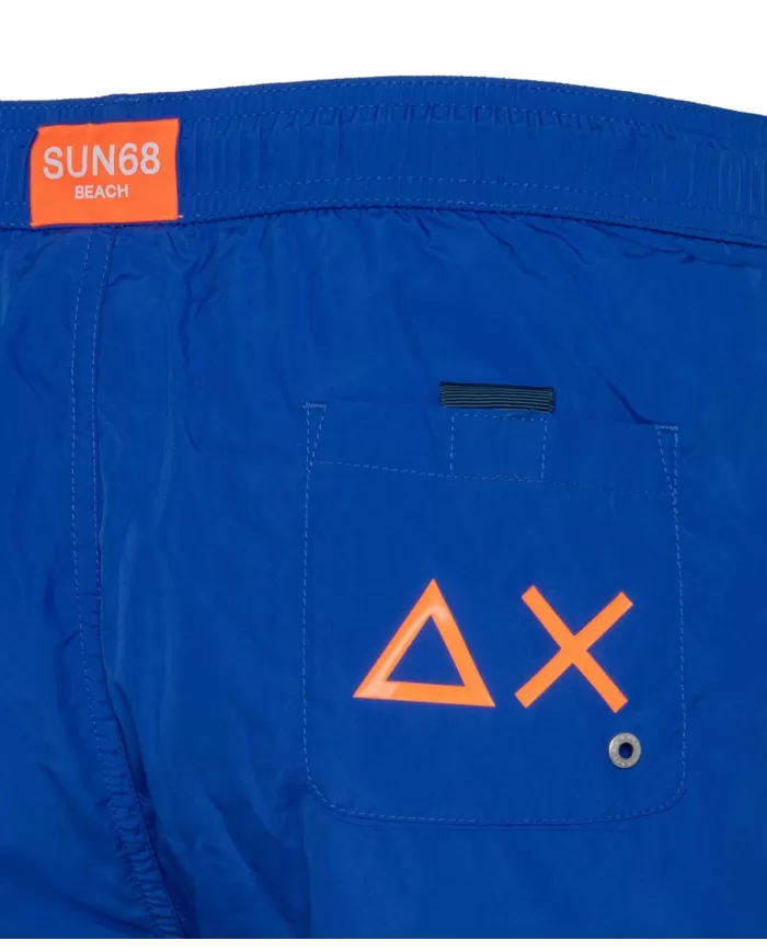 Boxer mare Uomo royal maxi logo laterale H32103 MACRO|SUN68 BEACH Boxer mare Uomo royal maxi logo laterale H32103 MACRO|SUN68 BEACH
