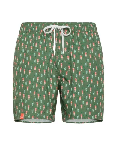 Boxer mare Uomo verde stampa cocktail H34127 PATTERN|SUN68 BEACH Boxer mare Uomo verde stampa cocktail H34127 PATTERN|SUN68 BEACH