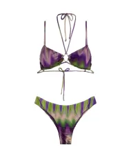Bikini Donna viola/verde triangolo MF25-0400X21|ME FUI