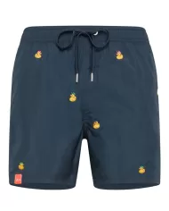 Boxer mare Uomo blu con ricami papere H34129 EMBROIDERY|SUN68 BEACH