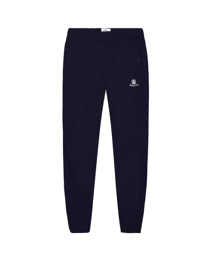 Pantalone Uomo blu in nylon stile jogger AA_B005_TR010|AQUASCUTUM Pantalone Uomo blu in nylon stile jogger AA_B005_TR010|AQUASCUTUM