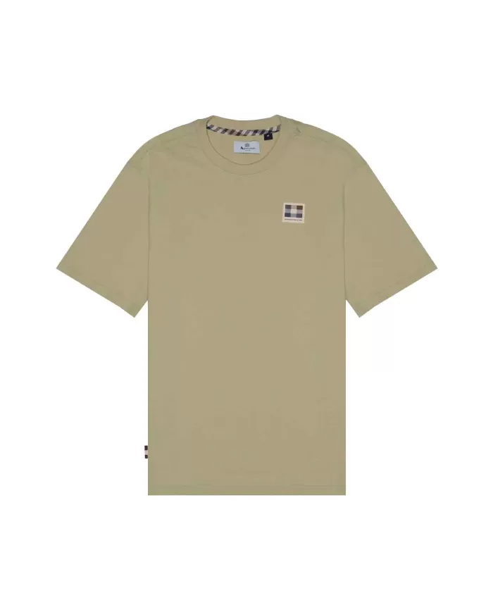 T-shirt Uomo sabbia in cotone AA_B005_TS009|AQUASCUTUM T-shirt Uomo sabbia in cotone AA_B005_TS009|AQUASCUTUM
