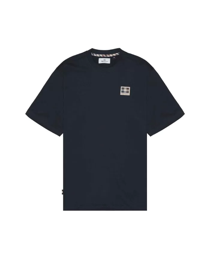 T-shirt Uomo blu in cotone AA_B005_TS009|AQUASCUTUM T-shirt Uomo blu in cotone AA_B005_TS009|AQUASCUTUM