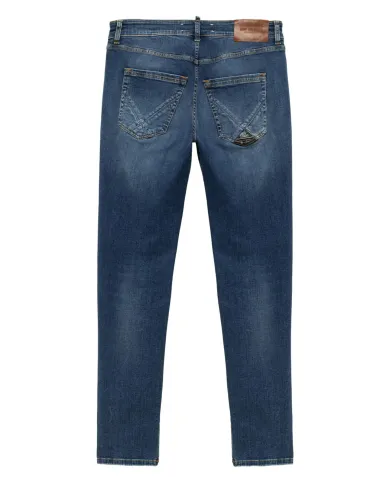Jeans Uomo lavaggio scuro skinny fit RRU076D5762838 AMBRA|ROY ROGER'S Jeans Uomo lavaggio scuro skinny fit RRU076D5762838 AMBRA|ROY ROGER'S
