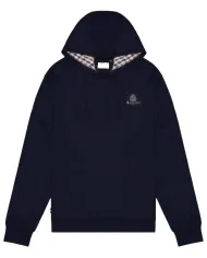 Felpa Uomo blu in cotone con cappuccio AA_B005_SW003|AQUASCUTUM