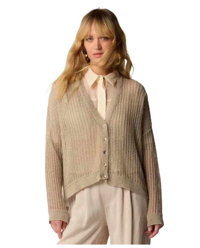 Cardigan Donna corda traforato P25PMA5666ABUN0000 MATIS|KOCCA Cardigan Donna corda traforato P25PMA5666ABUN0000 MATIS|KOCCA