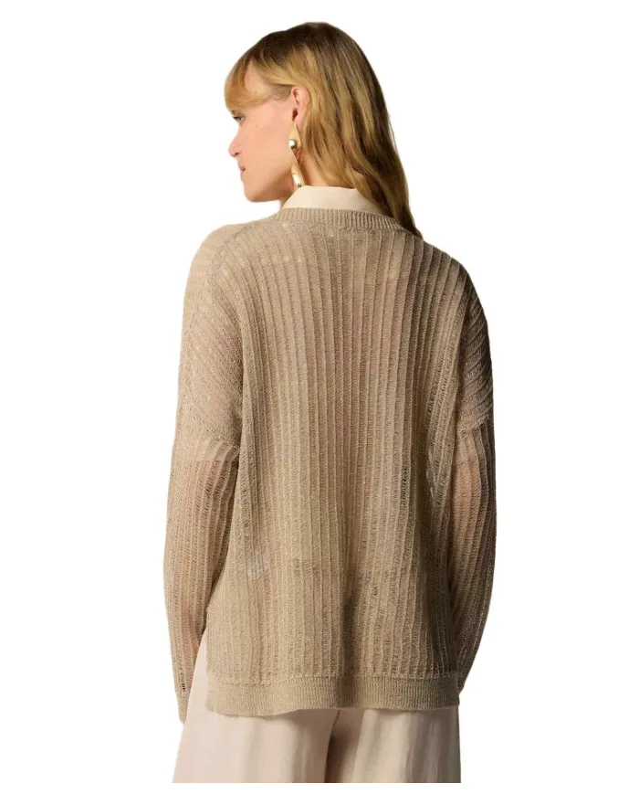 Cardigan Donna corda traforato P25PMA5666ABUN0000 MATIS|KOCCA Cardigan Donna corda traforato P25PMA5666ABUN0000 MATIS|KOCCA