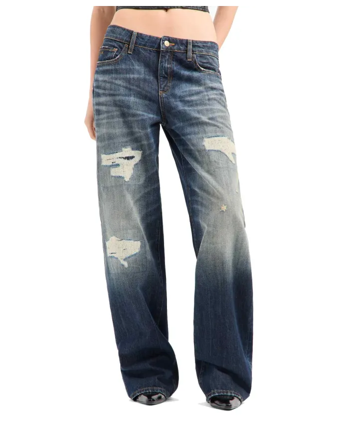 Jeans donna relaxed fit 6DYJ52 Y28DZ | ARMANI EXCHANGE Jeans donna relaxed fit 6DYJ52 Y28DZ | ARMANI EXCHANGE