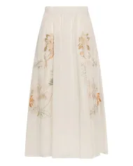 Gonna Donna panna lunga con ricami floreali GO0763 50 780089|SEVENTY 19.70