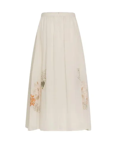 Gonna Donna panna lunga con ricami floreali GO0763 50 780089|SEVENTY 19.70 Gonna Donna panna lunga con ricami floreali GO0763 50 780089|SEVENTY 19.70