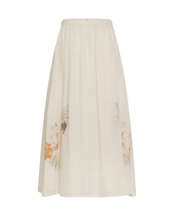 Gonna Donna panna lunga con ricami floreali GO0763 50 780089|SEVENTY 19.70 Gonna Donna panna lunga con ricami floreali GO0763 50 780089|SEVENTY 19.70