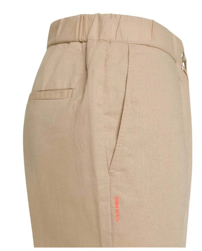 Pantalone Uomo sabbia in lino P3511|SUN68 BEACH Pantalone Uomo sabbia in lino P3511|SUN68 BEACH
