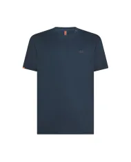 T-shirt Uomo blu in cotone T35145|SUN68 BEACH