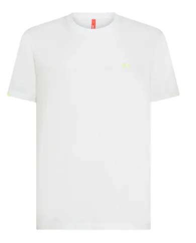 T-shirt Uomo bianca in cotone T35145|SUN68 BEACH T-shirt Uomo bianca in cotone T35145|SUN68 BEACH