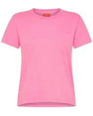 SUN68 BEACH T-shirt Donna T35260 PE 2025 girocollo in jersey di cotone 62 FUXIA FLUO