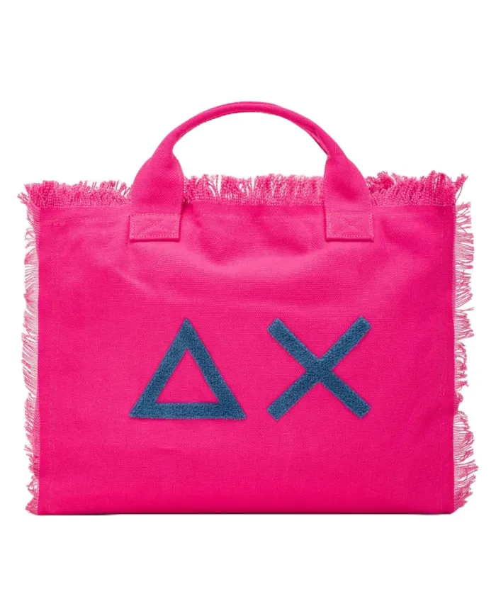 Borsa mare Donna in cotone fuxia X35220|SUN68 BEACH Borsa mare Donna in cotone fuxia X35220|SUN68 BEACH
