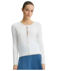 Cardigan Donna bianca a manica lunga WXX056MS49I| Cardigan Donna bianca a manica lunga WXX056MS49I|